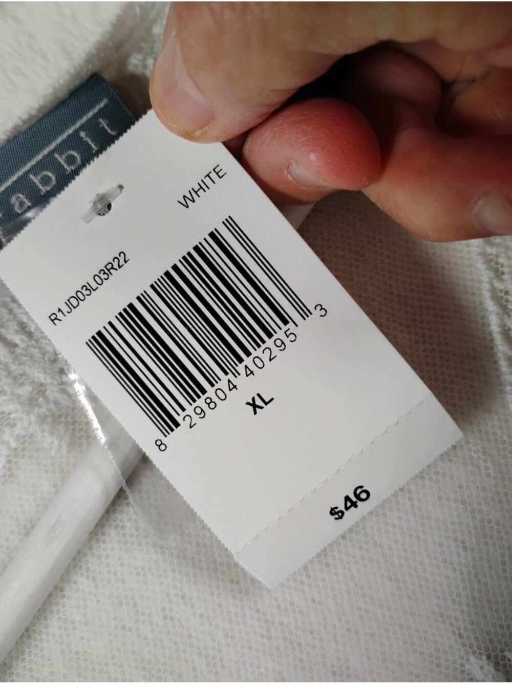 New Rabbit Rabbit Rabbit Designs Sheer Lace Flared Sleeve Blouse Size XL White - Picture 11 of 14